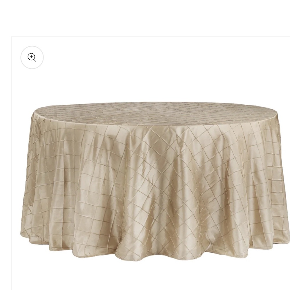 Elegant Champagne Tablecloth